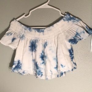 Tie dye crop top Signature8!!
